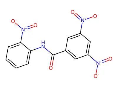 3,5-dinitro-N-(2-nitrophenyl)benzamide structure
