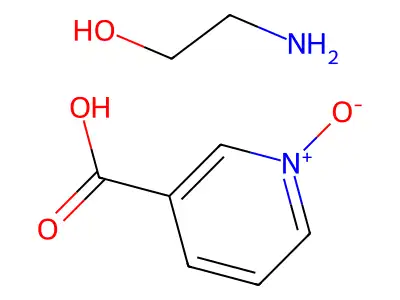 Ethanolamine oxiniacate structure