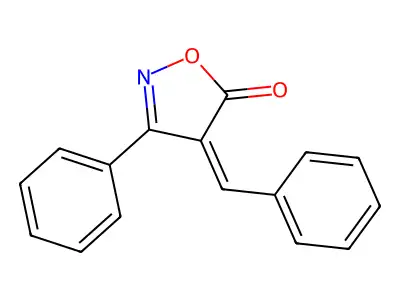 3-Phenyl-4-benzalisoxazolin-5-one structure