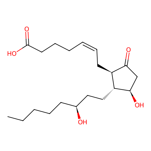 13,14-Dihydroprostaglandin E2 structure