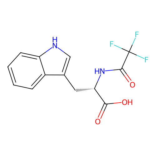 N-(Trifluoroacetyl)-L-tryptophan structure