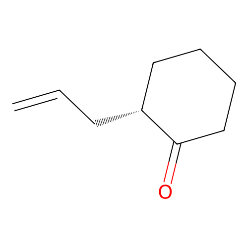 (2S)-2-prop-2-enylcyclohexan-1-one structure