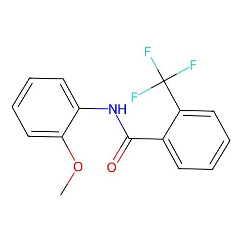 N-(2-methoxyphenyl)-2-(trifluoromethyl)benzamide structure
