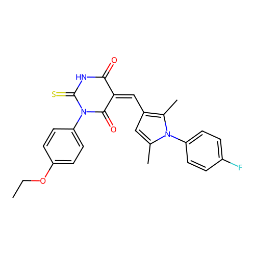 C25H22FN3O3S structure
