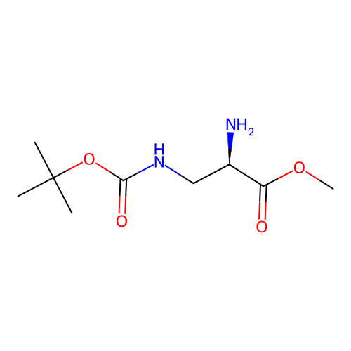 H-D-Dap(Boc)-Ome structure