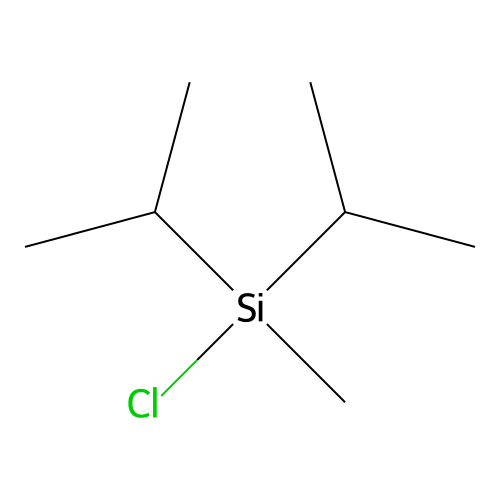 Methyldiisopropylchlorosilane structure
