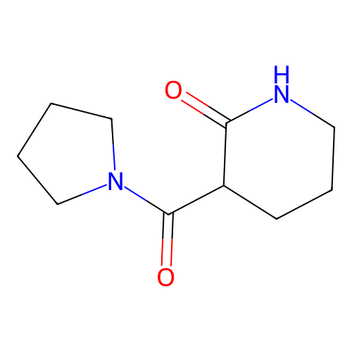 3-(Pyrrolidine-1-carbonyl)piperidin-2-one structure