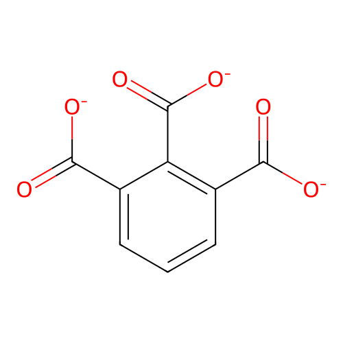 Benzene-1,2,3-tricarboxylate structure