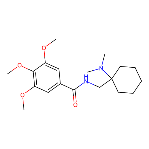 N-[[1-(dimethylamino)cyclohexyl]methyl]-3,4,5-trimethoxybenzamide structure