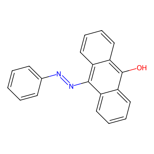 9,10-Anthraquinone-9-phenylhydrazone structure