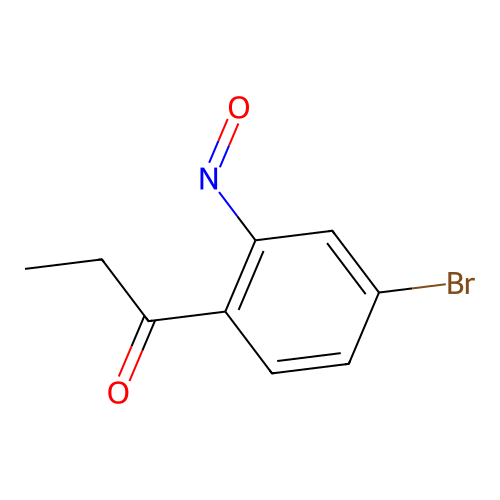 1-(4-Bromo-2-nitrosophenyl)propan-1-one structure