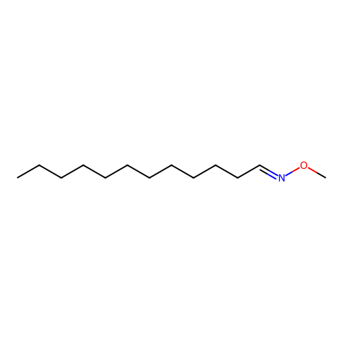 Dodecanal, O-methyloxime structure