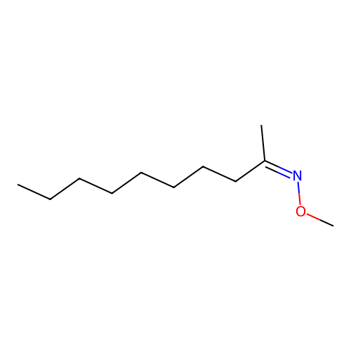 2-Decanone, O-methyloxime structure