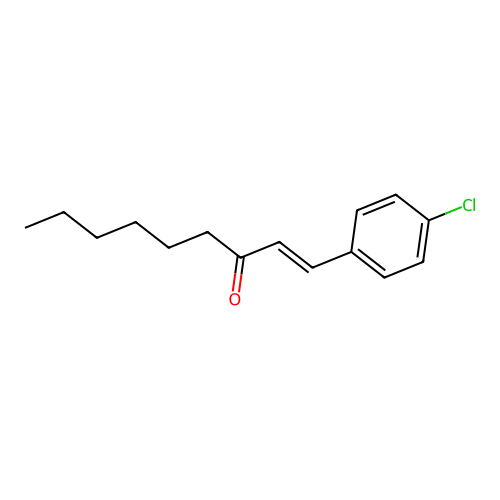 1-Nonen-3-one, 1-(4-chlorophenyl)- structure