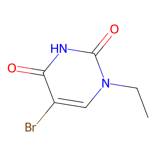 5-bromo-1-ethylpyrimidine-2,4(1H,3H)-dione structure