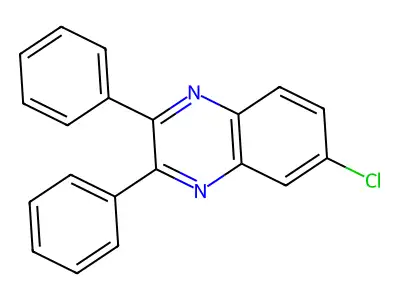 6-Chloro-2,3-diphenylquinoxaline structure