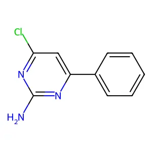 2-Amino-4-chloro-6-phenylpyrimidine structure