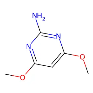 2-Amino-4,6-dimethoxypyrimidine structure