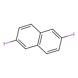 2,6-Diiodonaphthalene structure