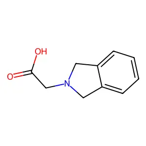 2-(2,3-二氢-1H-异吲哚-2-基)乙酸 structure