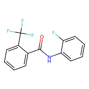 N-(2-氟苯基)-2-(三氟甲基)苯甲酰胺 structure