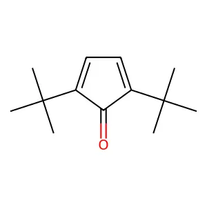 2,4-Cyclopentadien-1-one, 2,5-bis(1,1-dimethylethyl)- structure
