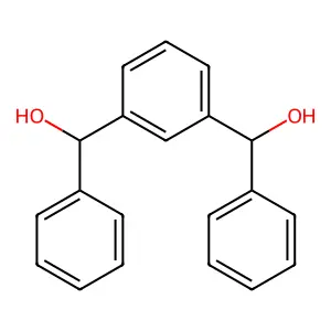 [3-[Hydroxy(phenyl)methyl]phenyl]-phenyl-methanol structure