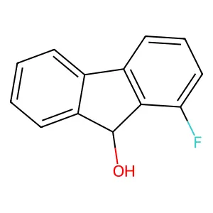 1-fluoro-9H-fluoren-9-ol structure
