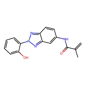 N-(2-(2-Hydroxyphenyl)-2H-benzotriazol-5-yl)methacrylamide structure