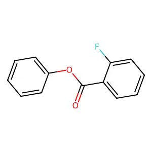 Phenyl 2-fluorobenzoate structure