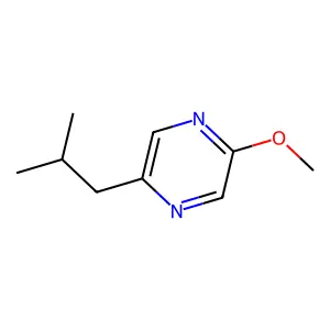 Pyrazine, 2-methoxy-5-(2-methylpropyl)- structure