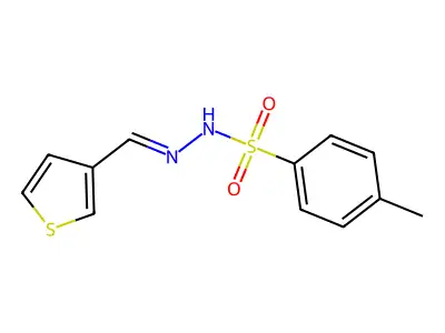 4-methyl-N-(thiophen-3-ylmethylideneamino)benzenesulfonamide structure