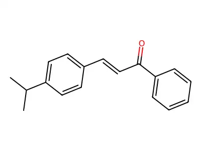 1-Phenyl-3-[4-(propan-2-yl)phenyl]prop-2-en-1-one structure