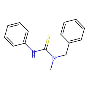 1-Benzyl-1-methyl-3-phenylthiourea structure