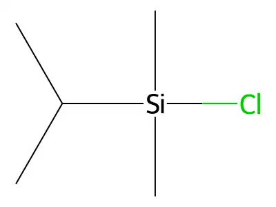 Chloro-isopropyl-dimethylsilane structure