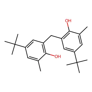 6,6'-Methylenebis(4-tert-butyl-o-cresol) structure