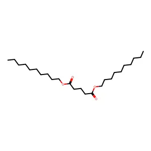 Pentanedioic acid, 1,5-didecyl ester structure