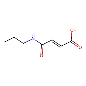4-Oxo-4-(propylamino)but-2-enoic acid structure