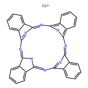 (Phthalocyaninato(2-))cobalt structure