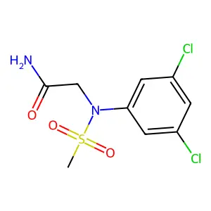 2-(3,5-dichloro-N-methylsulfonylanilino)acetamide structure