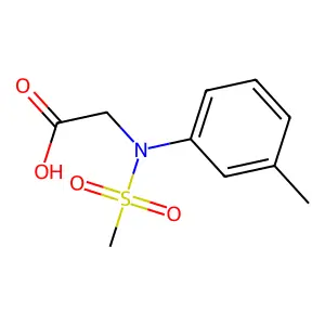 N-(3-Methylphenyl)-N-(methylsulfonyl)glycine structure