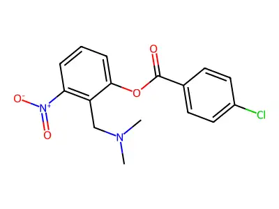 2-[(Dimethylamino)methyl]-3-nitrophenyl 4-chlorobenzoate structure