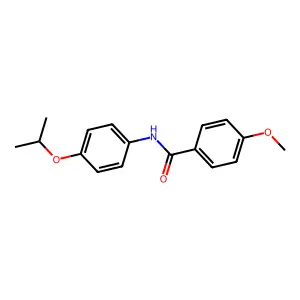 4-methoxy-N-(4-propan-2-yloxyphenyl)benzamide structure