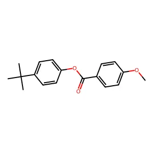 4-Tert-butylphenyl 4-methoxybenzoate structure