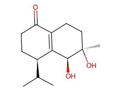 Oxyphyllenodiol B structure