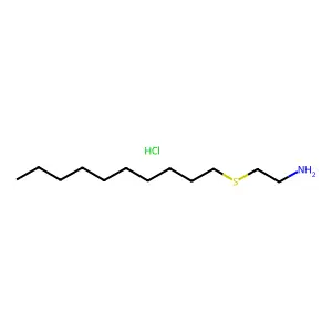 2-(Decylthio)ethanamine hydrochloride structure