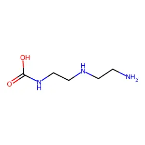 N-[2-[(2-氨乙基)氨基]乙基]氨基甲酸 structure