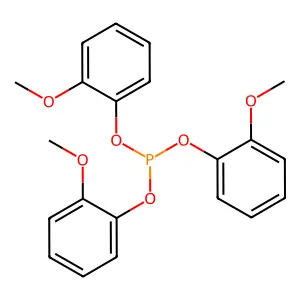 Tris(2-methoxyphenyl) phosphite structure