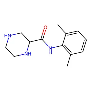 N-(2,6-二甲基苯基)哌嗪-2-甲酰胺 structure