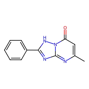 5-methyl-2-phenyl[1,2,4]triazolo[1,5-a]pyrimidin-7(4H)-one structure